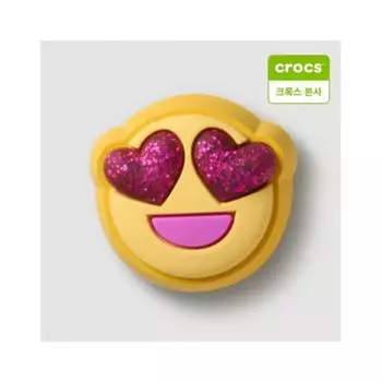 Crocs Блестящий сердечный глаз, лицо, подвеска Gibbits 10015005 shuffle