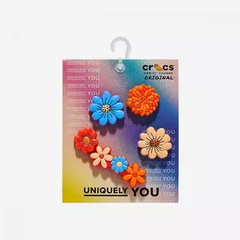 Crocs Blooming Autumn Flower 5 Pack Crs10012116 FREE