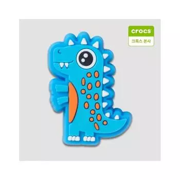 Crocs Blue Dino Zibbitz Charm 10013746 onefree