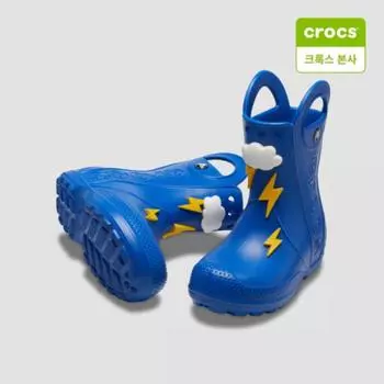Crocs Ботинки резиновые Starfield Suwon Handle It Lightning Bolt для малышей 211120 4kz C7(140mm)