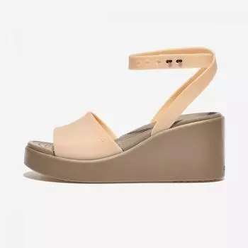 Crocs Бруклинский ремешок на щиколотку с клином Crs209406 Шитаке 230