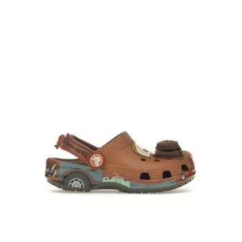 Crocs Cars x Classic Clog Toddler Mater Детские кроссовки Brown Slate-Grey 209374-0DA 22-23