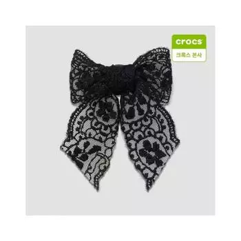 Crocs Черная кружевная лента Zibbitz Charm 10013763 onefree