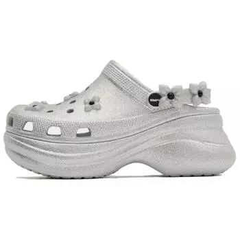 Crocs Classic Bae Clog SMFK Diamond Женские кроссовки Серебристый глиттер 211436-0IC 37-38