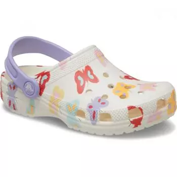 Crocs Classic Butterfly Graphic Toddler 211263 0wv C5(120mm)