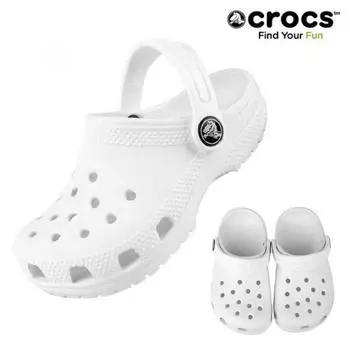 Crocs Classic Clog K Kids White 206991 100 206991100C11 (175)