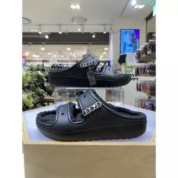 Crocs Classic Cosy Sandals 207446 060 Black black/230