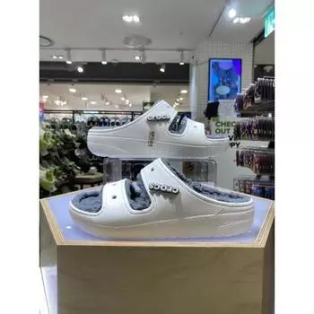 Crocs Classic Cosy Sandals 207446 100 White white/230