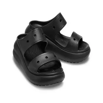 Crocs Classic Crush Sandals 207670 001 Black [Classic Crus black/250