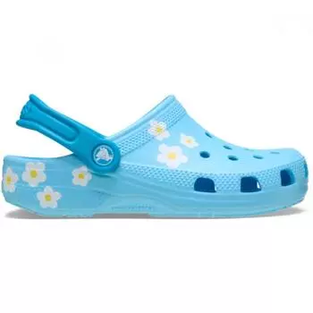 Crocs Classic Daisy Clog Kids Tinted Grass 211257 4wd J2(210)