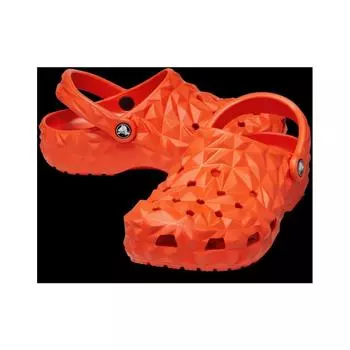 Crocs Classic Geometric Clogs Lava 209563 84j orange/270