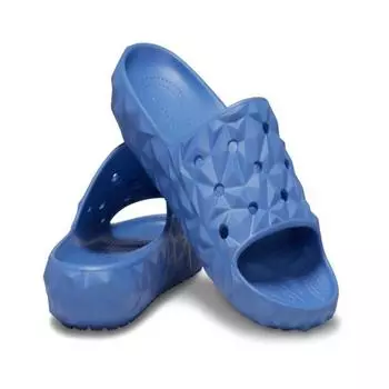 Crocs Classic Geometric Slide 2.0 Elemental Blue 209608 4on Indie blue/M7W9