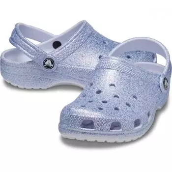 Crocs Classic Glitter Clog Frosted 206993 4pc J2(210)