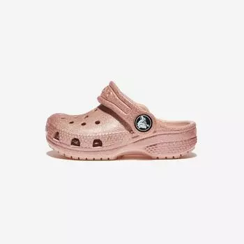 [Crocs] Classic Glitter Clog Toddler, CRS206992, 1010104324, Popular Korean Shoes 140