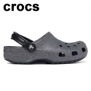 Crocs Classic Glitter Clogs For Kids Adults 206993 001 200