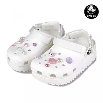 Crocs Classic Hiker Clog White Men woMen Slipper Sandals 206772 143 206772143/M8/W10265