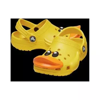 Crocs ClassIc I Am Rubber Duck Clogs T Sunflower 210017 75y yellows/C10