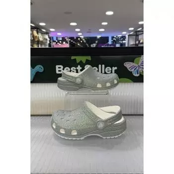 Crocs Classic Iridescent Glitter Kids 210986 100 white/175