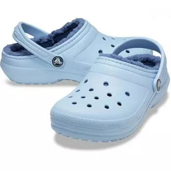Crocs Classic Lined Clog Toddler Blue Calcite 207009 4ns C5(120mm)