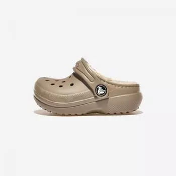 Crocs Classic Lined Clog Toddler Crs207009 Mushroom Bone 130