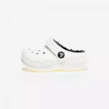 Crocs Classic Lined Clog Toddler Crs207009 White Grey 140