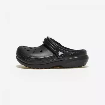 Crocs Classic Lined Clogs Kids Crs207010 Black Black 175