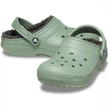 Crocs Classic Lined Clogs Moss 203591 3wp M6W8(250mm)