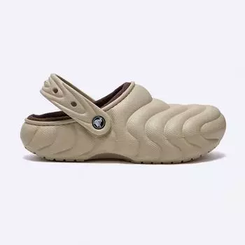 Crocs Classic Lined Overpuff Clogs Beige 210059 0lj 230