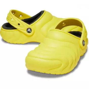 Crocs Classic Lined Overpuff Clogs Cyber Yellow 210059 77j M4W6(230mm)