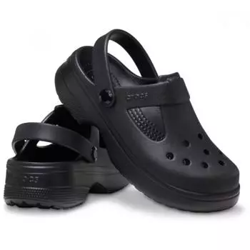 Crocs Classic Mary Jane Clogs Kids Black 210615 001 C11(175)