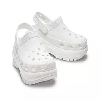 Crocs Classic Mega Crush Clog 207988 100 [Classic Mega white/230