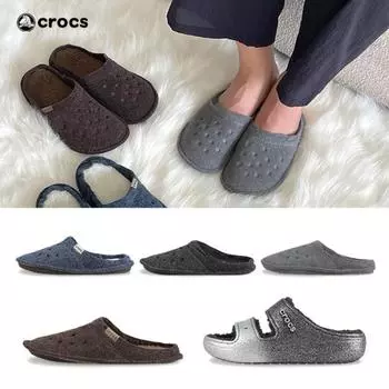CrocS ClaSSic Men S woMen S Winter Indoor ShoeS Indoor Fur SlipperS 5 typeS 1)203600060/M5/W7240