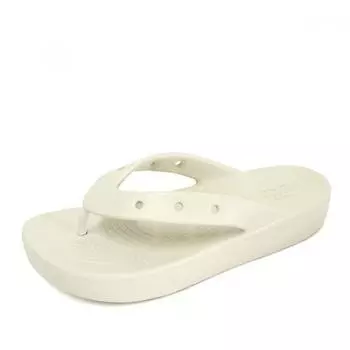 Crocs Classic Platform Flip Flops Bone Beige 207714 2y2 2077142Y2:220mm(W5)
