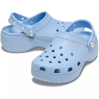Crocs Classic Platform Pearl Clogs Woman 211231 4ns W5(220)