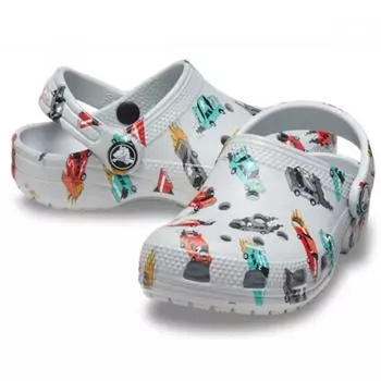 Crocs Classic Race Car Graphic Clog Toddler 210992 1nn C5(120)