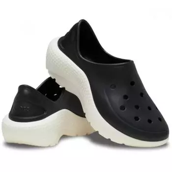 Crocs Classic Sneaker Kids Black Chalk 210477 0o5 J2(210)