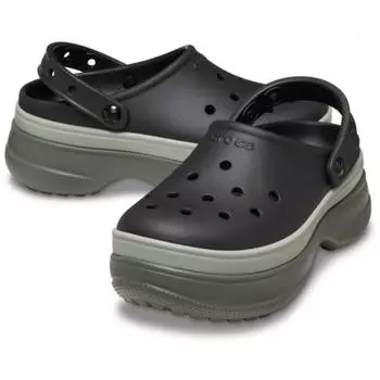 Crocs Classic Stacked Clog Black 211355 001 M4W6(230mm)