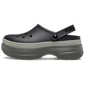 Crocs Classic Stacked Clog Black Unisex Sneakers 211355-001 39-40