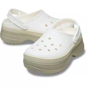 Crocs Classic Stacked Clog Chalk 211355 0wv M5W7(240mm)