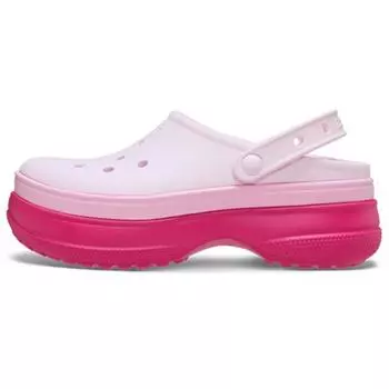Crocs Classic Stacked Clog Dragon Fruit Unisex Sneakers Pink 211355-6ZQ 34-35