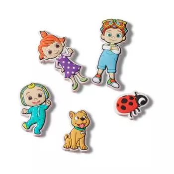 Crocs Cocomelon набор из 5 Gibbitz 10012532 shuffle/one sizefree