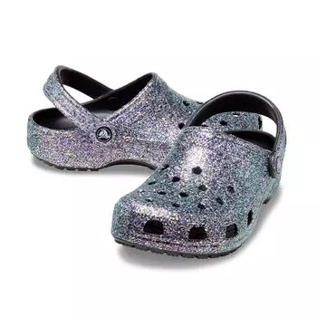 Crocs Common Classic Glitter Clog Bkm 23sucl205942 BLACKMULTI Z0C4/M4W6 230