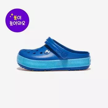 [Crocs] Croc Band Chevron Light Clog Kids, CRS210465, 1010104312, Popular Korean Shoes 175