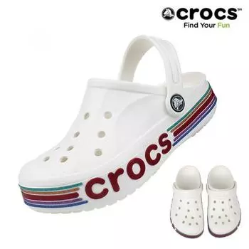 Crocs Crocs Bayaband Rainbow Glitter Clog Kids 209730 100 209730100C11 (175)