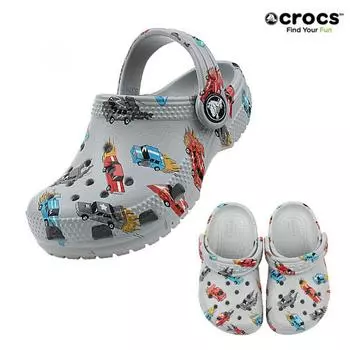 Crocs Crocs Classic Race Car Graphic Clog Toddler 210992 1nn 2109921NN/C6 (130)