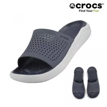 Crocs Crocs Доставка в тот же день Light Ride Slide 205183 4 шт. Шторм 2051834EA260