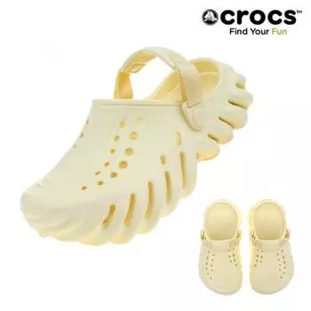 Crocs Crocs Eco Clog Kids 208190 76o Buttercream 20819076OJ2 (210)