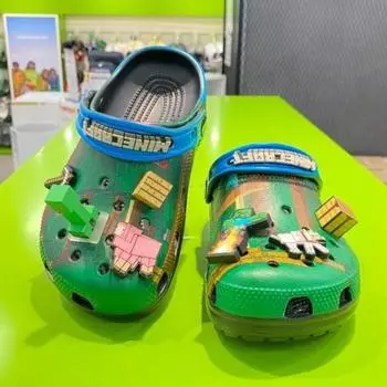 Crocs Crocs Hc02 Minecraft Clog Unisex Detachable Domestic Store Edition 21 MULTI/M5W7/240