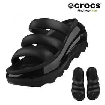 Crocs Crocs Mega Crush Triple Strap 209842 001 Черный 209842001230