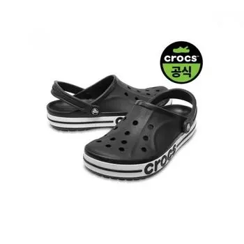 Crocs Crocs Official Adult Bayaband Clog Bkw 25sucl205089 BLACK_WHITE(Z066)/M4W6(230)